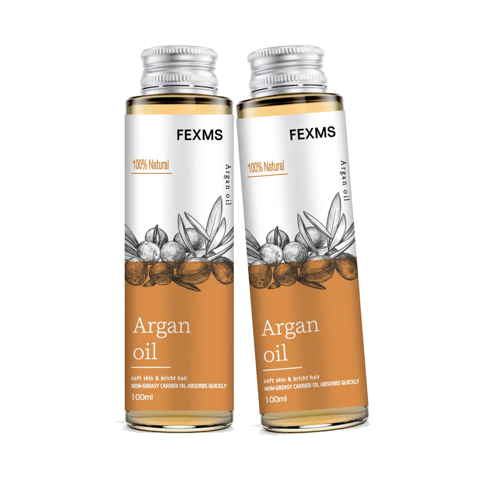 Aceite de argán orgánico 100 % puro, prensado en frío, virgen, de primera calidad, para piel seca y dañada, cabello, rostro, cuerpo, cuero cabelludo y uñas.