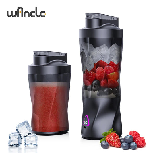 Exprimidor eléctrico portátil de frutas frescas, 700 ml, multifuncional, recargable por USB, para batidos, para exteriores