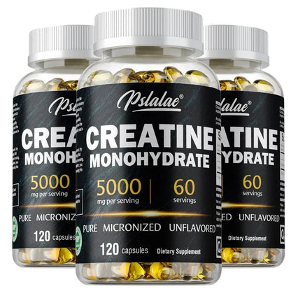 Creatine Monohydrate Capsule - Enhance Muscle Strength, Relieve Fatigue, Promote Energy Production, and Improve Performance